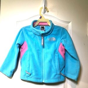 North Face fleece Denali jacket toddler girls Sz 2